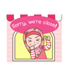 Hijab Girl Online Shop (Cute Seller) Eng（個別スタンプ：35）