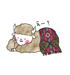 ヤクのぼうやとイエティさん（個別スタンプ：3）