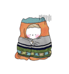 ヤクのぼうやとイエティさん（個別スタンプ：5）