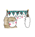 ヤクのぼうやとイエティさん（個別スタンプ：12）