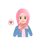 I LOVE HIJAB（個別スタンプ：9）