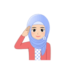 I LOVE HIJAB（個別スタンプ：34）