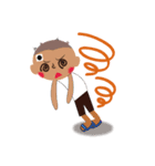 two braids girl ＆ her friend（個別スタンプ：16）