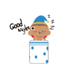 two braids girl ＆ her friend（個別スタンプ：28）
