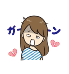 自分大好きガールと愛犬モモ（個別スタンプ：24）