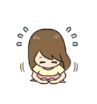 自分大好きガールと愛犬モモ（個別スタンプ：28）