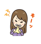 自分大好きガールと愛犬モモ（個別スタンプ：30）
