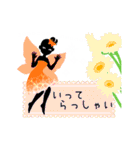 妖精とお花の大人可愛いスタンプ（個別スタンプ：15）