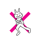 うさぎだからね。（個別スタンプ：14）