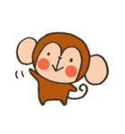 ぴょこっとベビモンキー（個別スタンプ：1）
