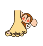 ぴょこっとベビモンキー（個別スタンプ：7）