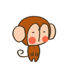 ぴょこっとベビモンキー（個別スタンプ：9）