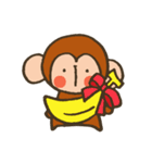 ぴょこっとベビモンキー（個別スタンプ：19）