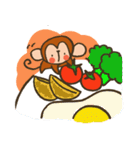ぴょこっとベビモンキー（個別スタンプ：22）