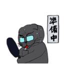 ぶー♂めがね黒猫③（個別スタンプ：2）