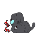 ぶー♂めがね黒猫③（個別スタンプ：33）
