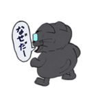 ぶー♂めがね黒猫③（個別スタンプ：36）