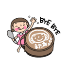 おかっぱちゃんの双子コーデ（個別スタンプ：8）
