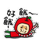 Apple and strawberry（個別スタンプ：22）