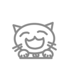白にゃん太（個別スタンプ：6）