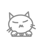 白にゃん太（個別スタンプ：9）