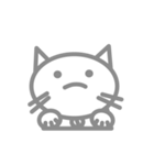 白にゃん太（個別スタンプ：11）
