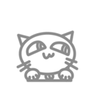 白にゃん太（個別スタンプ：12）