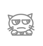 白にゃん太（個別スタンプ：17）
