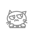 白にゃん太（個別スタンプ：19）