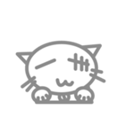 白にゃん太（個別スタンプ：25）