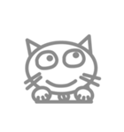 白にゃん太（個別スタンプ：30）