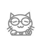 白にゃん太（個別スタンプ：34）