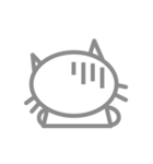 白にゃん太（個別スタンプ：40）