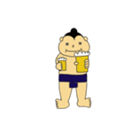 ゆるカワおすもうさん（個別スタンプ：2）
