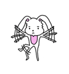 折れ折れウサギ（個別スタンプ：8）