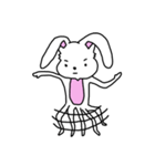 折れ折れウサギ（個別スタンプ：13）