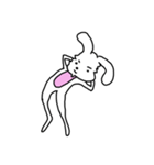 折れ折れウサギ（個別スタンプ：17）