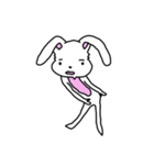 折れ折れウサギ（個別スタンプ：19）