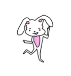 折れ折れウサギ（個別スタンプ：20）