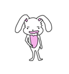 折れ折れウサギ（個別スタンプ：22）