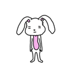 折れ折れウサギ（個別スタンプ：23）