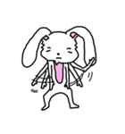 折れ折れウサギ（個別スタンプ：28）
