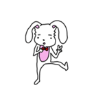 折れ折れウサギ（個別スタンプ：33）
