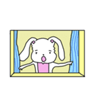 折れ折れウサギ（個別スタンプ：38）