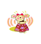 ふわふわお耳のうさたん（個別スタンプ：3）