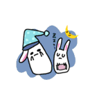 ぽちゃうさぎの生活（個別スタンプ：2）