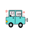ぽちゃうさぎの生活（個別スタンプ：5）