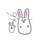 ぽちゃうさぎの生活（個別スタンプ：14）
