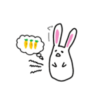 ぽちゃうさぎの生活（個別スタンプ：18）
