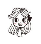 雨木の女の子～変な顔することが好き（個別スタンプ：3）